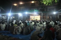 Suasana malam peringatan Isra' Mi'raj di Pesantren Tebuireng Kamis (05/05/2016)