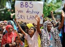 Aksi Protes terhadap tindakan anti-Islam oleh BBS Bikshu radikal Sri Lanka