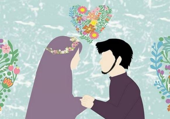 Gambar Kartun  Orang Menikah 