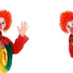 Female holiday clown