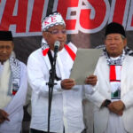 Maklumat Pesantren Tebuireng Tentang penindasan Palestina yang dibacakan oleh KH. Fahmi Amrullah Hadziq, Jumat (24/11/2023)
