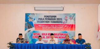 Penutupan Piala Pengasuh 2023 digelar di aula lantai 2 SMA A Wahid Hasyim Tebuireng, Senin (20/11/2023).