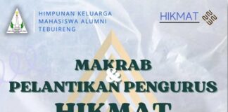 HIKMAT (Himpunan Mahasiswa Alumni Tebuireng Jabodetabek) mengadakan acara pelantikan dan makrab (malam keakraban) di vila Viuw Megamendung Bogor pada 8-10 Desember 2023