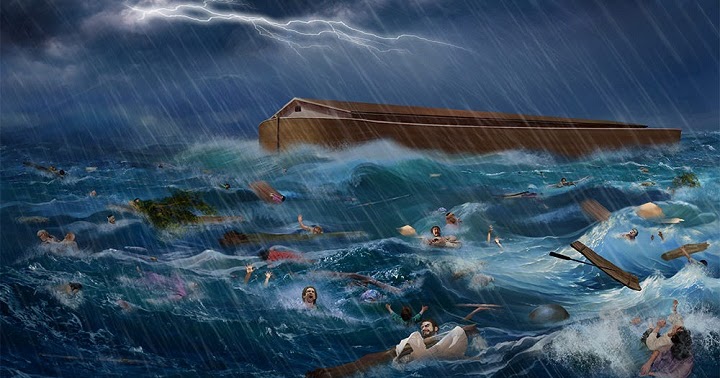 ilustrasi bahtera nabi nuh, zaman tidak ada orang kafir di dunia