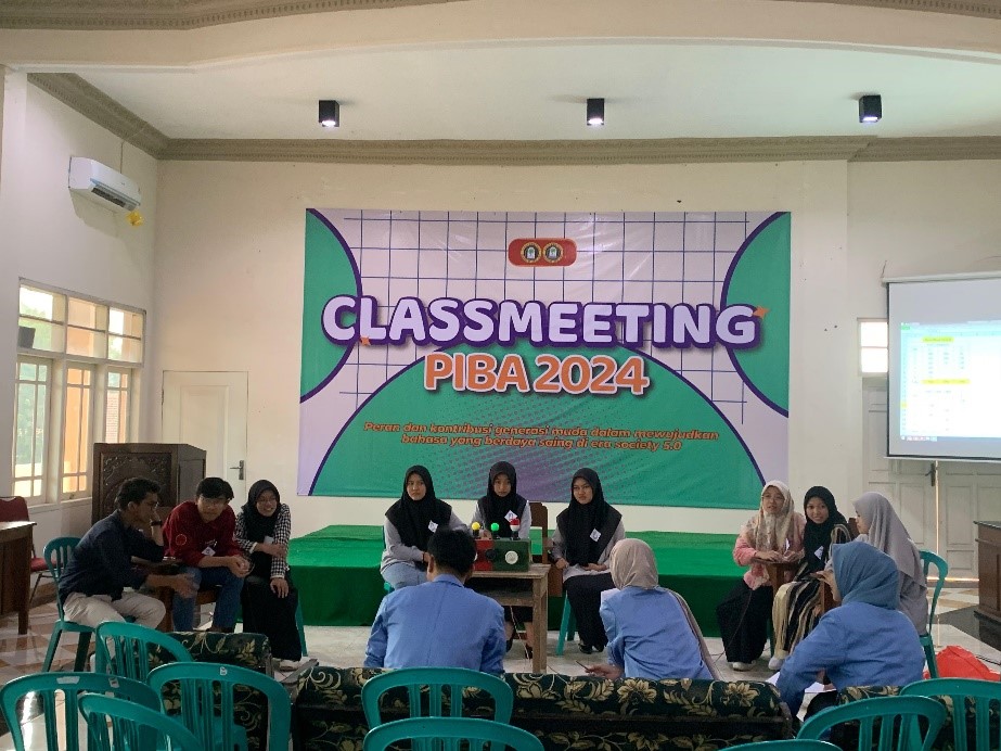 Lembaga Pengembangan Bahasa (LPBA) Universitas Hasyim Asy’ari (UNHASY) Tebuireng Jombang menyelenggarakan Classmeeting Pengembangan Ilmu Bahasa Asing (PIBA) 2024 di Gedung Rektorat lantai 3, pada Kamis (06/06/2024). 
