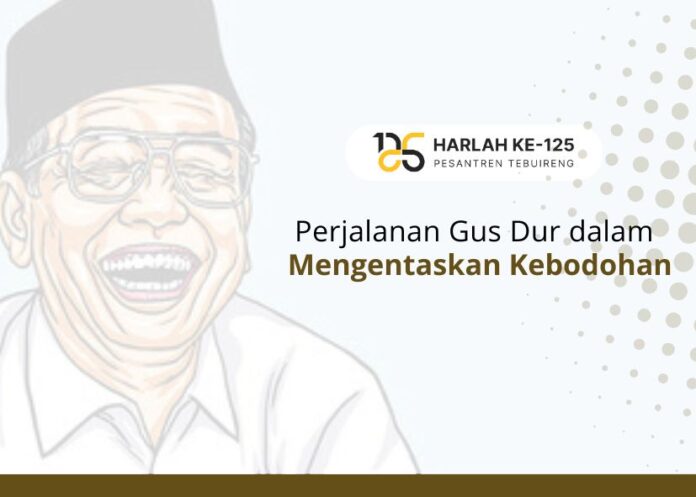 Perjalanan Gus Dur dalam Mengentaskan Kebodohan. Ilustrator: Iva