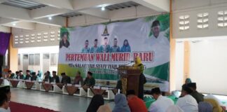 Pertemuan silaturahmi MTs Salafiyah Syafi'iyah Tebuireng dengan wali murid baru tahun ajaran 2025-2026, Kamis (3/7/2025). Foto: ifa
