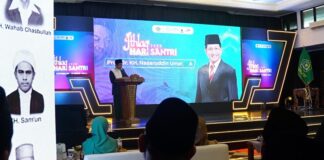 Kemenag Luncurkan Logo Hari Santri 2025 di Pesantren Tebuireng