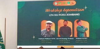 LTN NU Jombang Gelar Workshop Kepenulisan di Ma’had Aly, Dorong Santri Berdakwah Bil Qalam