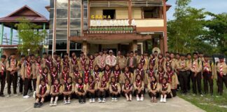 Perkuat Silaturahmi, Siswa Tebuireng 3 Inhil Kunjungi Polres dan Kwarcab