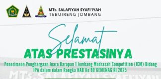 Siswi MTs Salafiyah Syafi’iyah Raih Juara Harapan dalam Ajang JMC