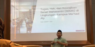 Ngaji Legislatif Ma’had Aly Tebuireng, Ustadz Syahrul Bedah ‘Trias Politica’ Kampus