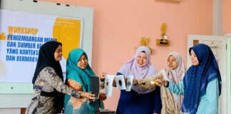 Tingkatkan Kompetensi Guru, SMP Terpadu Al Chodidjah Gelar Workshop Media Belajar Kontekstual