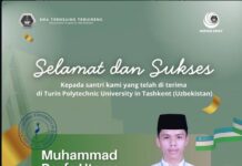 Lolos Kampus Internasional, Razfa Santri SMA Trensains Tebuireng Pilih Teknik Sipil di Uzbekistan