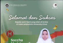 Samangat dan Konsisten! Lulus dari SMA Trensains, Soccha Raih Bangku Kedokteran di China